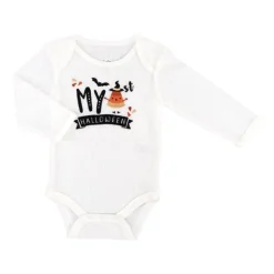 My First Halloween 3 piece Long sleeve Bodysuit/Hat
