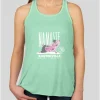 Namaste Rooterville Piggy Yoga Ladies Tank with Pig in Pose*