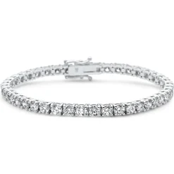 Natural Diamond Tennis Bracelet 8.23ctw G-H SI-SI2 14K Gold