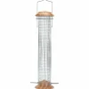 Natural Woodgrain Metal Bird Feeder 15"*
