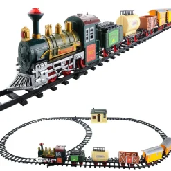 Northlight Ready to Play Animated Continental Express (18 Pieces) Battery Powered Model Train Set