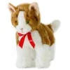 Orange and White Plush Tabby Kitten Lifelike Size 22cm/8.5"
