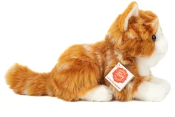 Orange Tabby Golden Kitten Plush Soft Toy by Teddy Hermann