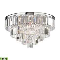Palacial 6-Lght Chandelier W/Cystl Leds 15216/6-LED