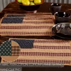 Patriotic Americana Patch Placemat Quilted Set of 6