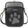 Paw Print Black UNI-Cellphone Crossbody NEW DESIGN! by Chala