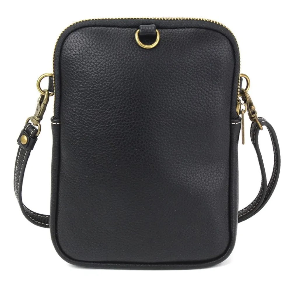 Paw Print Black UNI-Cellphone Crossbody NEW DESIGN! by Chala