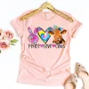 Peace Love Cows T-shirt - Bella Canvas