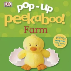 Peek-A-Boos Farm Animals Pop-Up Board Book for Kids