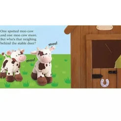 Peek-A-Boos Farm Animals Pop-Up Board Book for Kids
