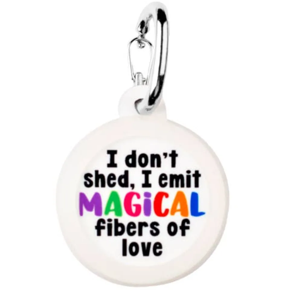 Pet Dog Tags Made in the USA, Recycled Metal, Glow in Dark, Waterproof *