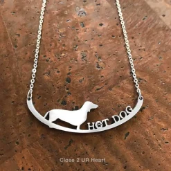 Pet Lover's Picks: Dogs and Cats Stainless Steel Made in the USA Bar Necklaces*