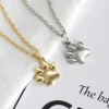 Pet Paw Necklaces Silver or Gold Tone, Affordable Fashion Jewelry