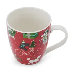 Pfaltzgraff Holiday Mug Celebrating Dogs 18oz Mug Porcelain