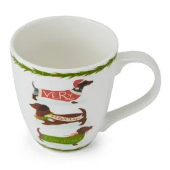 Pfaltzgraff Very Merry Christmas Dachshund 18oz Mug