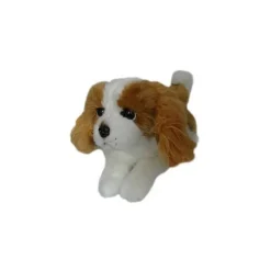 Phoebe The King Charles Spaniel Plush Puppy - 28cm Floppy, Brown and White