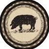 Pig, Chicken, or Cow Jute Farmhouse Trivets Country Charm