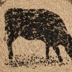 Pig, Chicken, or Cow Jute Farmhouse Trivets Country Charm