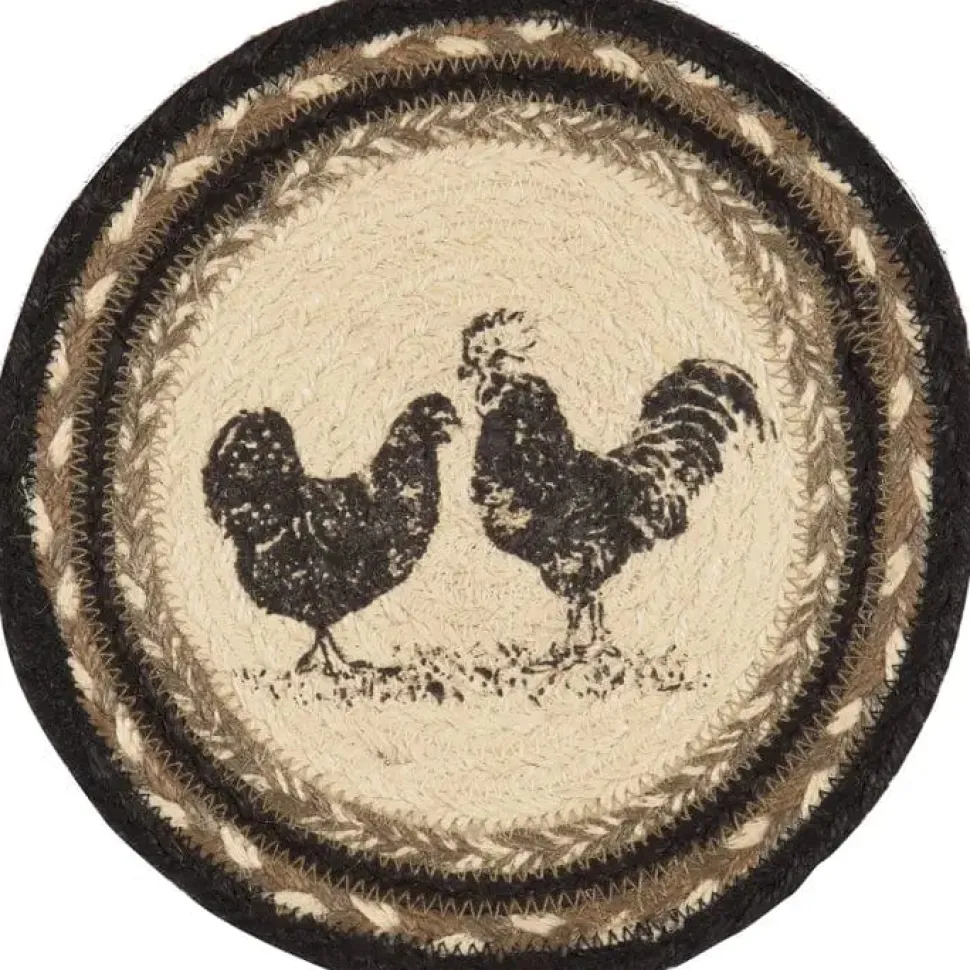 Pig, Chicken, or Cow Jute Farmhouse Trivets Country Charm