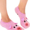 Pig Fuzzy Slipper Socks with Hoofie Grippies