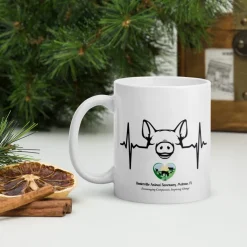 Pig Life White Glossy Mug