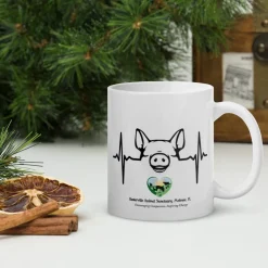 Pig Life White Glossy Mug