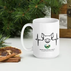 Pig Life White Glossy Mug