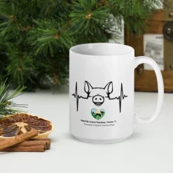 Pig Life White Glossy Mug