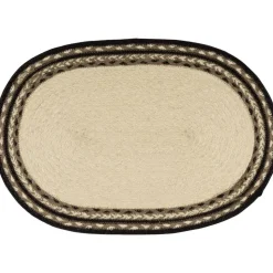 Pig or Cow Jute Placemats Sawyer Mill Set of 6, 12x18