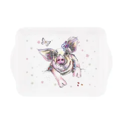 PIG TRAY Melamine, So Cute!