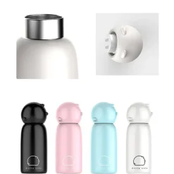 Pig Water Bottle- Stainless Steel Cuteness! Piggy comes in 4 colors now! *