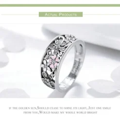 Pink Cherry Blossom Daisy Jewelry Set-Sterling Silver-Pretty in Pink