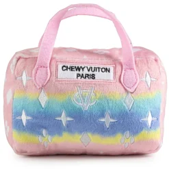 Pink Ombre Chewy Vuiton Handbag Dog Toy