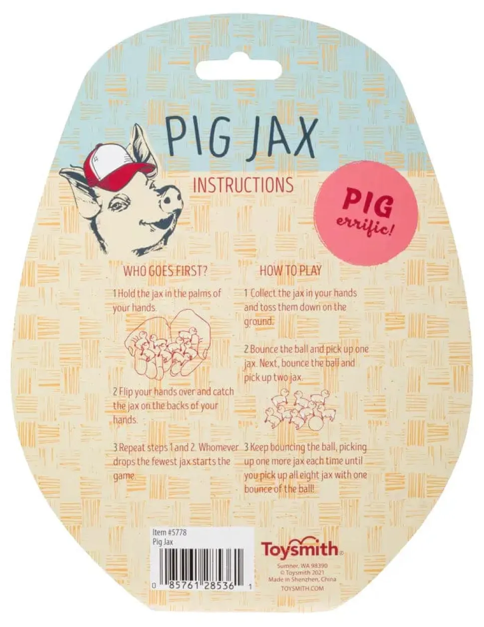 Pink Pig Jax Game - New Twist On Traditional Jax
