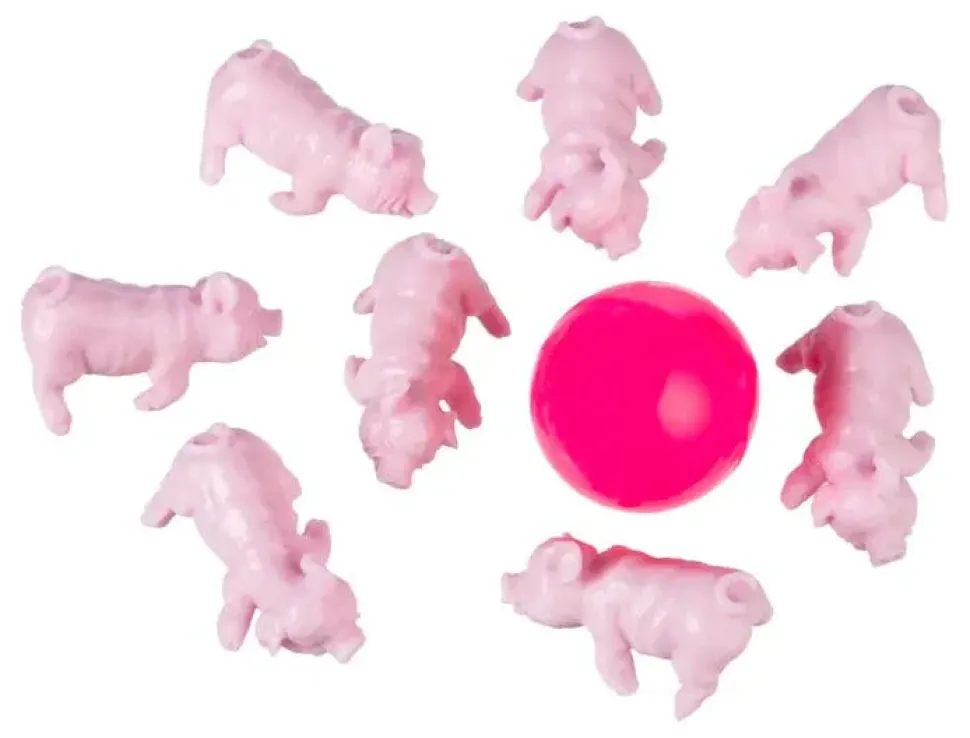 Pink Pig Jax Game - New Twist On Traditional Jax