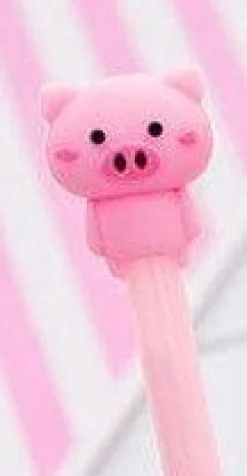 Pink Pig Writing Pen Black Ink, Cute as can be!