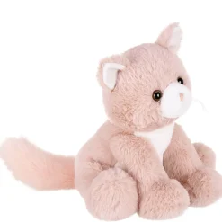 Pink Plush Sitting Kitty Cat by Bearington Collection