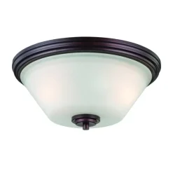 Pittman 2-Lght Ceiling Lamp Sienna Bz