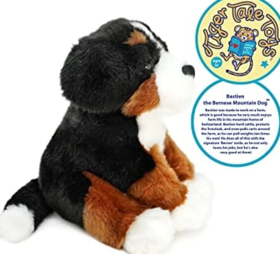 Plush Bernese Mountain Dog 12.5 Inch Stuffed Dog Plush Toy