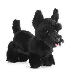 Plush Black Scottish Terrier Puppy by Nat & Jules for Demdaco