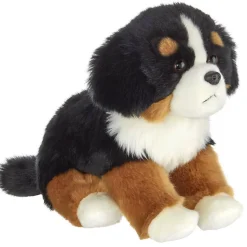 Plush Burnese Mountain Dog Tri-color Puppy Stuffed Dog