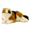 Plush Calico Persian Cat - 38cm Lying or Sitting