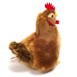 Plush Chickens Hen and Rooster Eco Friendly by Teddy Hermann Cute! brown 16 cm