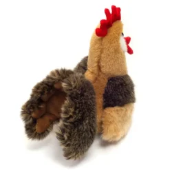 Plush Chickens Hen and Rooster Eco Friendly by Teddy Hermann Cute! brown 16 cm