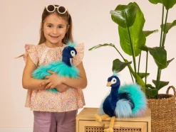 Plush Colorful Peacock by Teddy Hermann Eco-friendly!