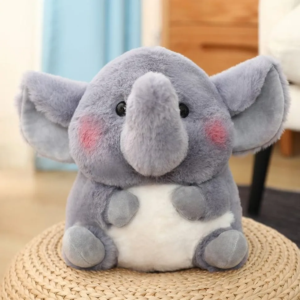 Plush Cow, Pig, Elephant Sweet Cheeks Cuties