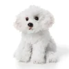 Plush Dogs: Bulldog, Bichon, French Bulldog Sitting Pose