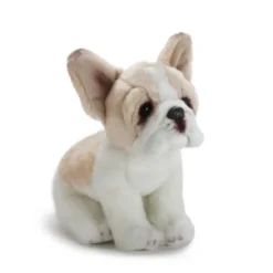 Plush Dogs: Bulldog, Bichon, French Bulldog Sitting Pose