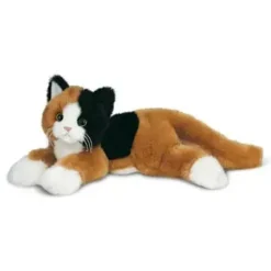 Plush Floppy Cats! Siamese,Tabby,Gray or Orange Tabby, White, Black Plush Kitty Cats Lifelike-Bearington Collection