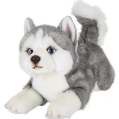Plush Husky Puppy Dog Floppy Life-like Toy